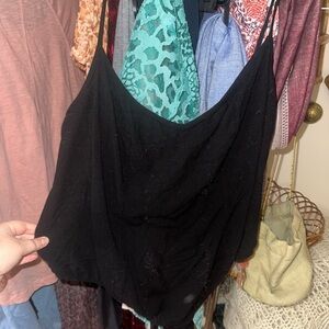 Free People Black bodysuit